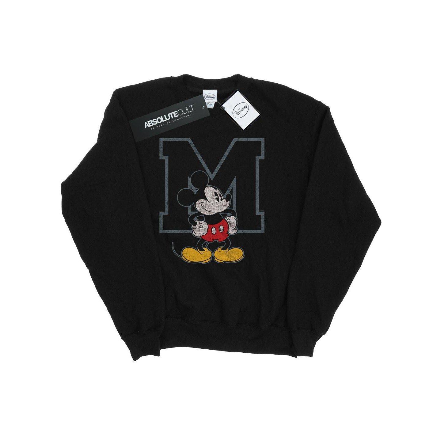 Classic M Sweatshirt Jungen Schwarz 140/146 von MICKEY MOUSE