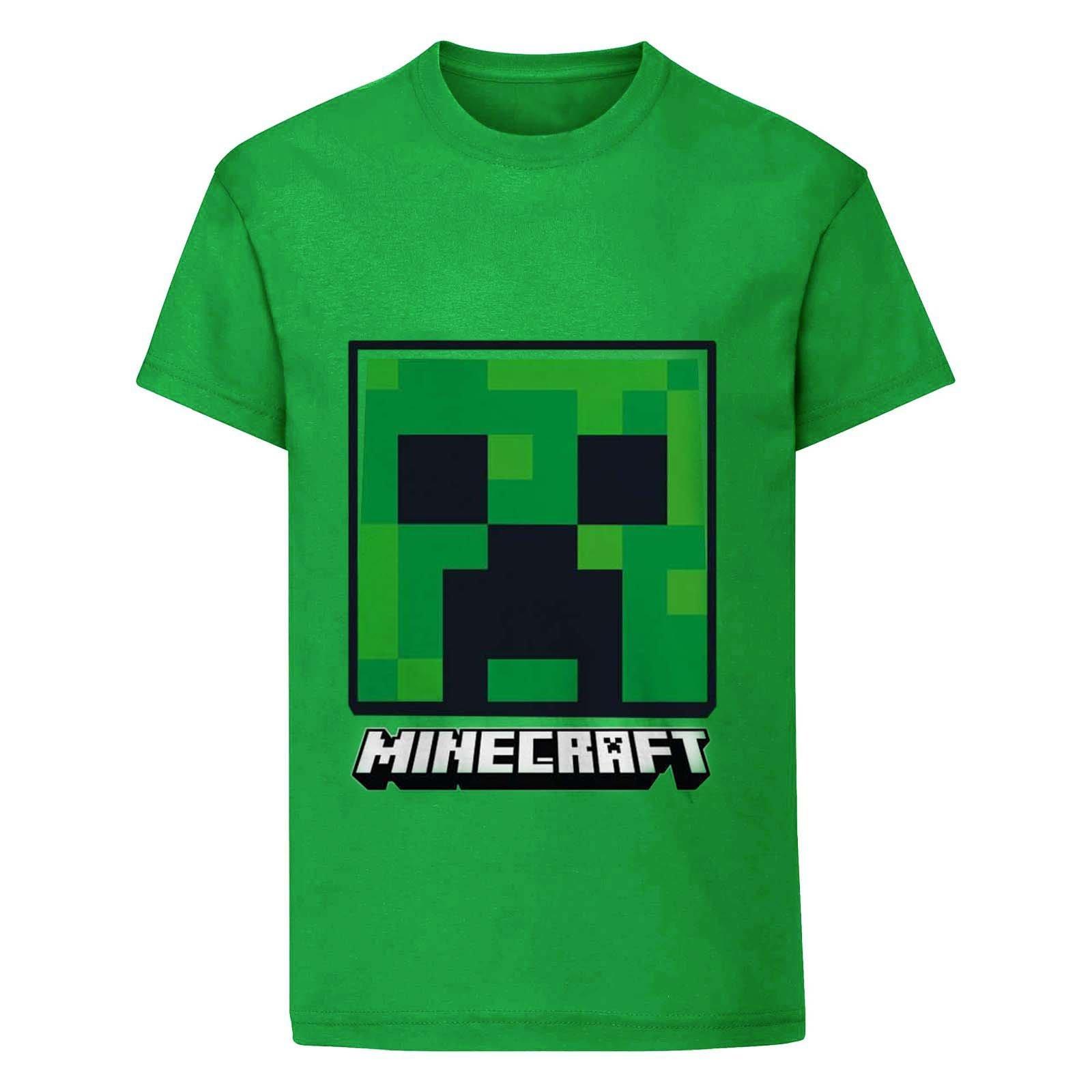 T-shirt Jungen Grün 116 von MINECRAFT