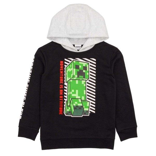 Kapuzenpullover Jungen Schwarz Bedruckt 122 von MINECRAFT