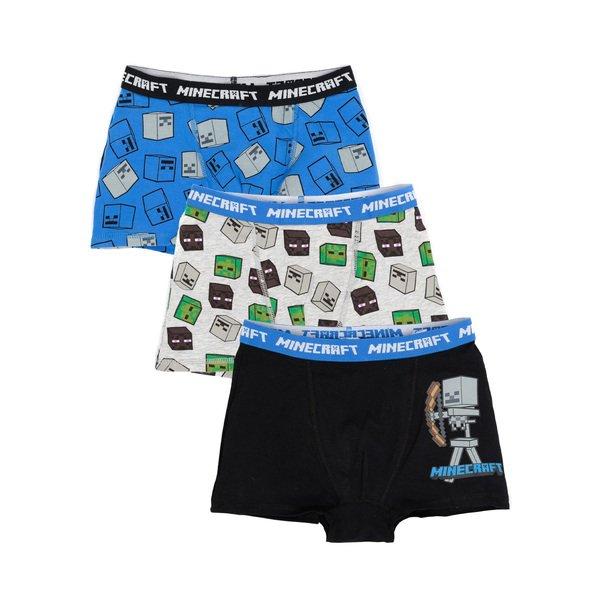 Boxershorts Set (3erpack) Jungen Multicolor 128 von MINECRAFT