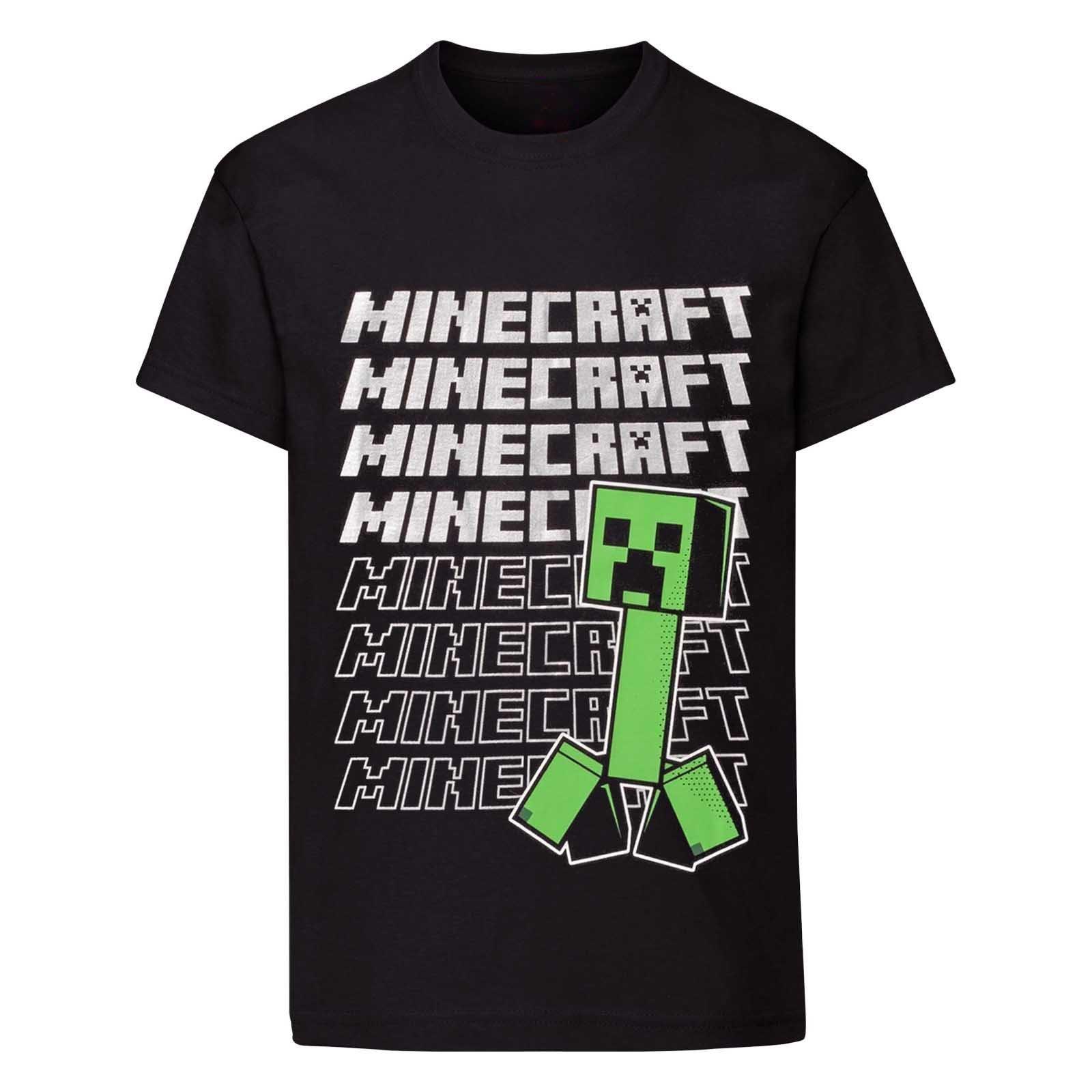 Tshirt Jungen Schwarz 140 von MINECRAFT