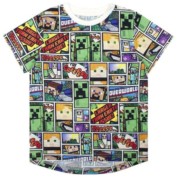 Overworld Tshirt Jungen Multicolor 164 von MINECRAFT