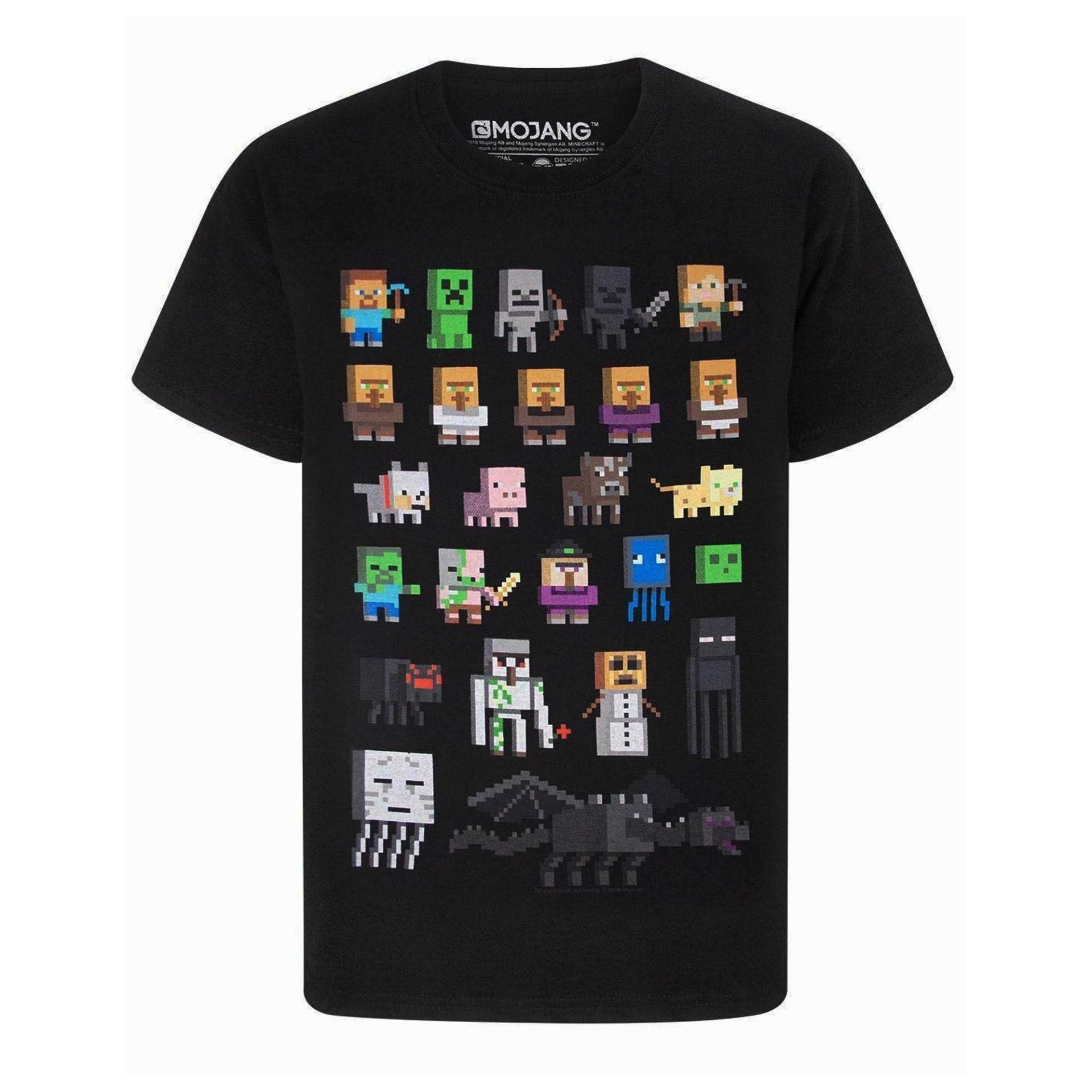 Tshirt Jungen Schwarz 128 von MINECRAFT