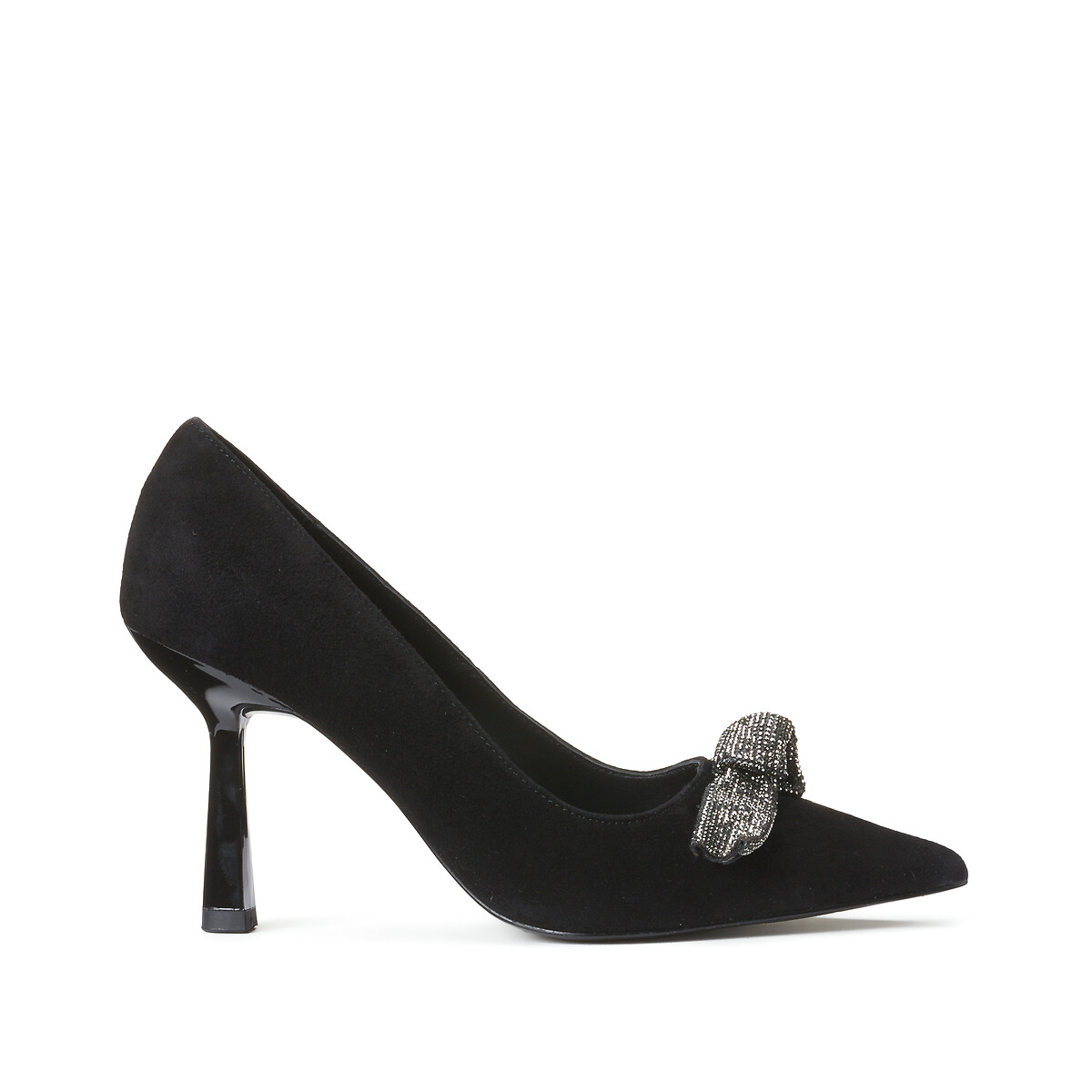 Pumps Jiney mit Stiletto-Absatz und Schmuckdetail, Leder von MINELLI