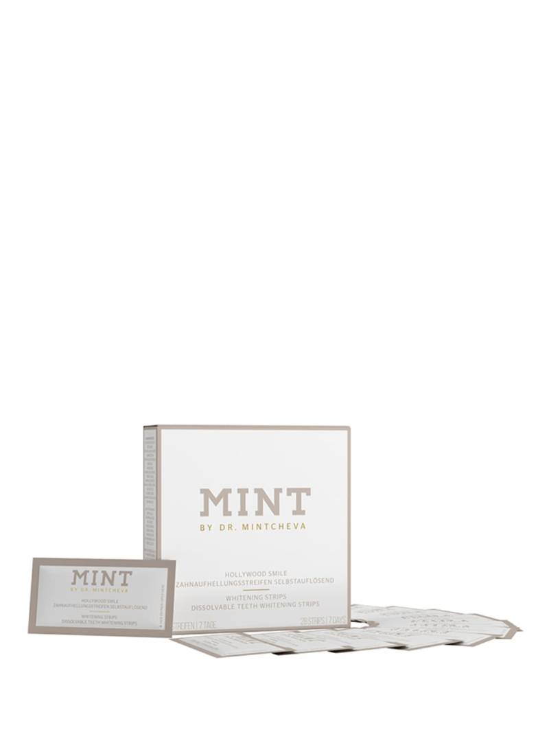 Mint By Dr. Mintcheva Hollywood Smile Whitening Strips Selbstauflösende Zahnaufhellungsstreifen (28 Stück) von MINT BY DR. MINTCHEVA