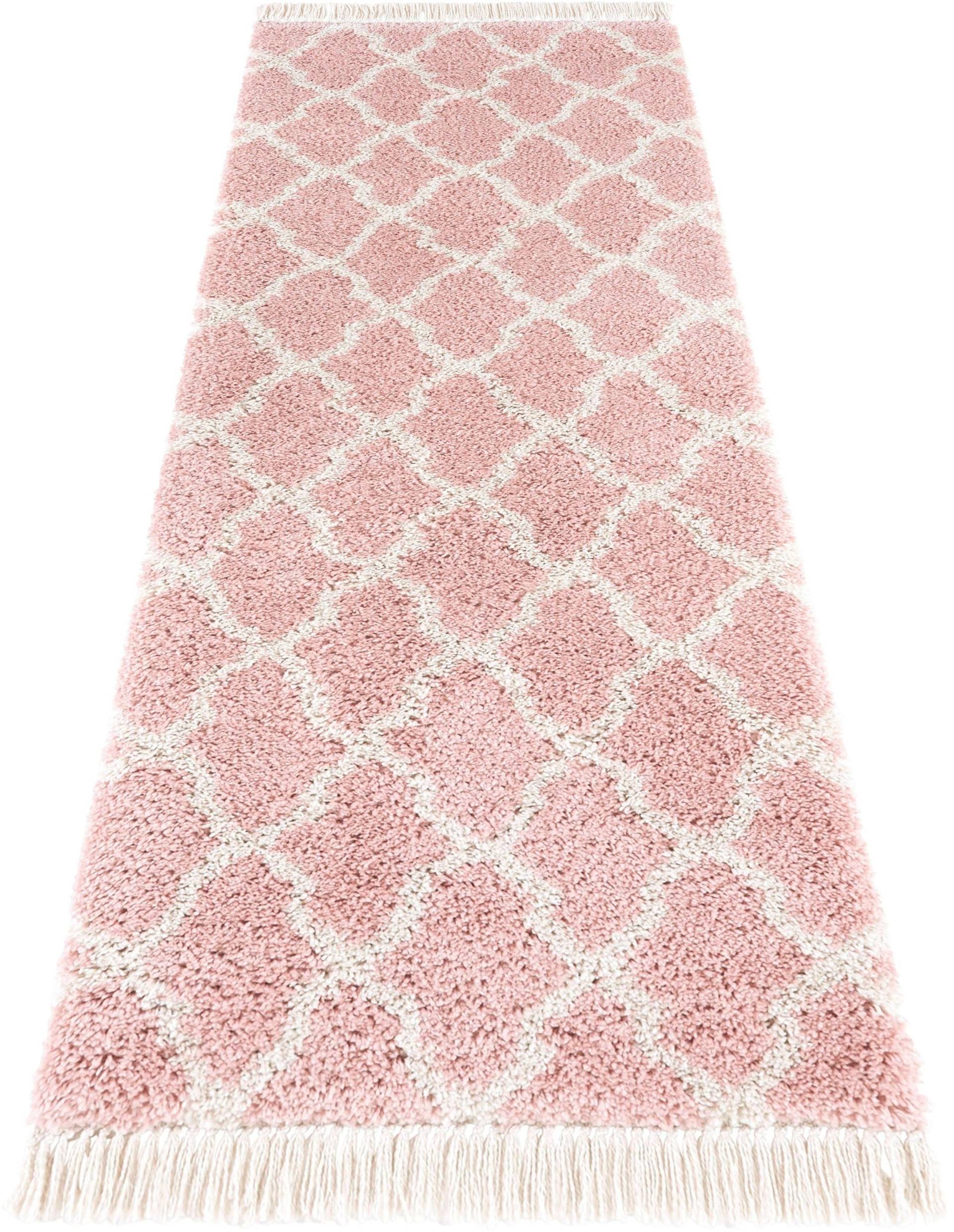 HANSE Home Hochflor-Läufer »Pearl«, rechteckig, 35 mm Höhe, Pastellfarben mit Fransen, Grafisches Design, Robust, Pflegeleicht HANSE Home Hochflor-Läufer »Pearl«, rechteckig, 35 mm Höhe, Pastellfarben mit Fransen, Grafisches Design, Robust, Pflegeleicht von HANSE Home