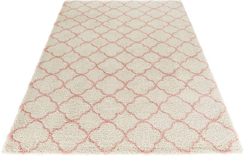 HANSE Home Hochflor-Teppich »Luna«, rechteckig, 35 mm Höhe, Geometrisches Muster, Allover Design, Robust, Pflegeleicht von HANSE Home
