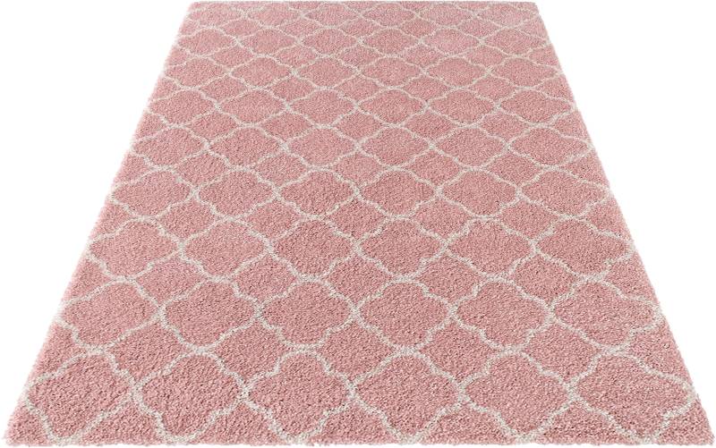 HANSE Home Hochflor-Teppich »Luna«, rechteckig, 35 mm Höhe, Geometrisches Muster, Allover Design, Robust, Pflegeleicht von HANSE Home