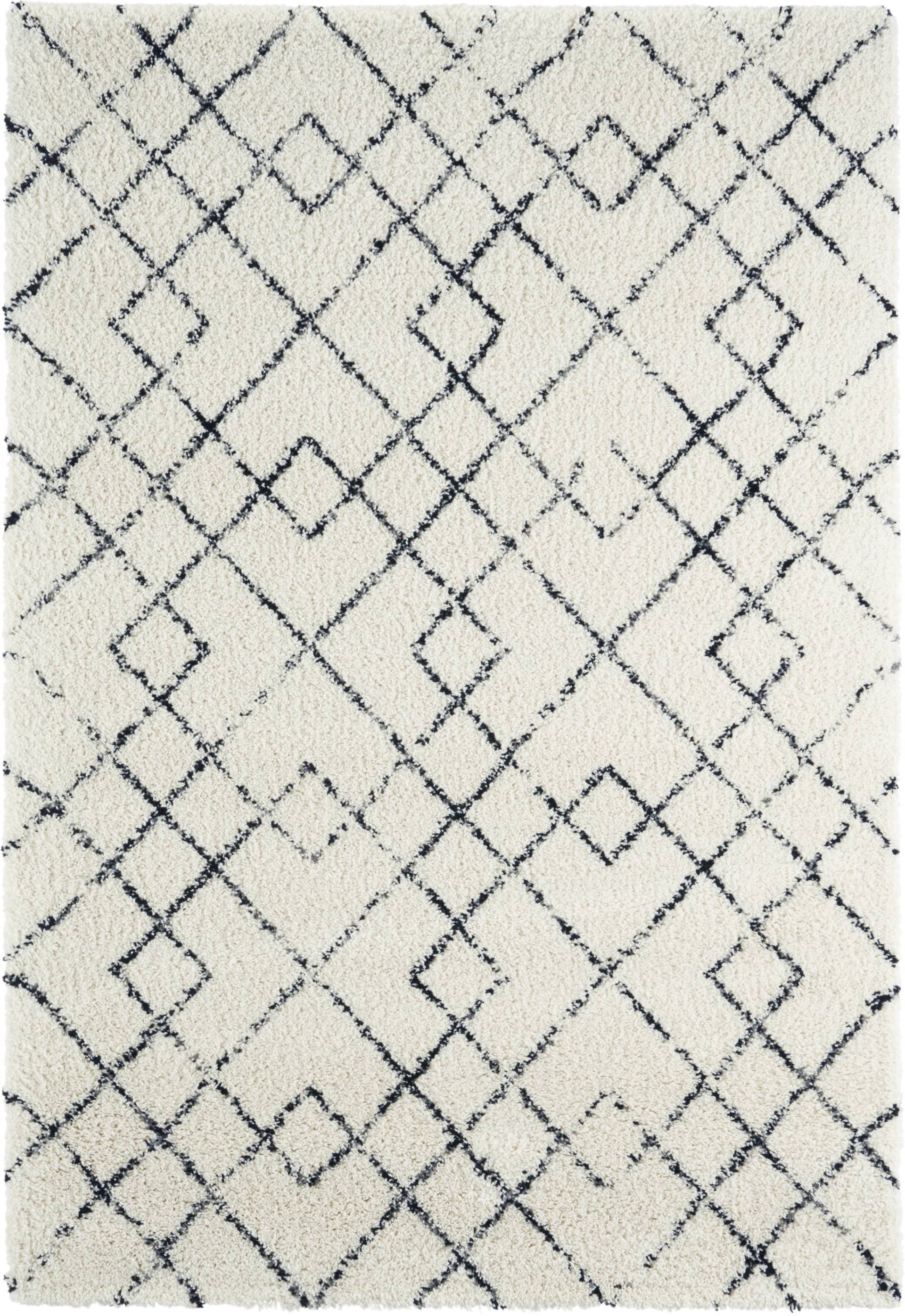 HANSE Home Hochflor-Teppich »Archer«, rechteckig, 35 mm Höhe, Geometrisches Design, weich durch Microfaser, Robust, Pflegeleicht von HANSE Home