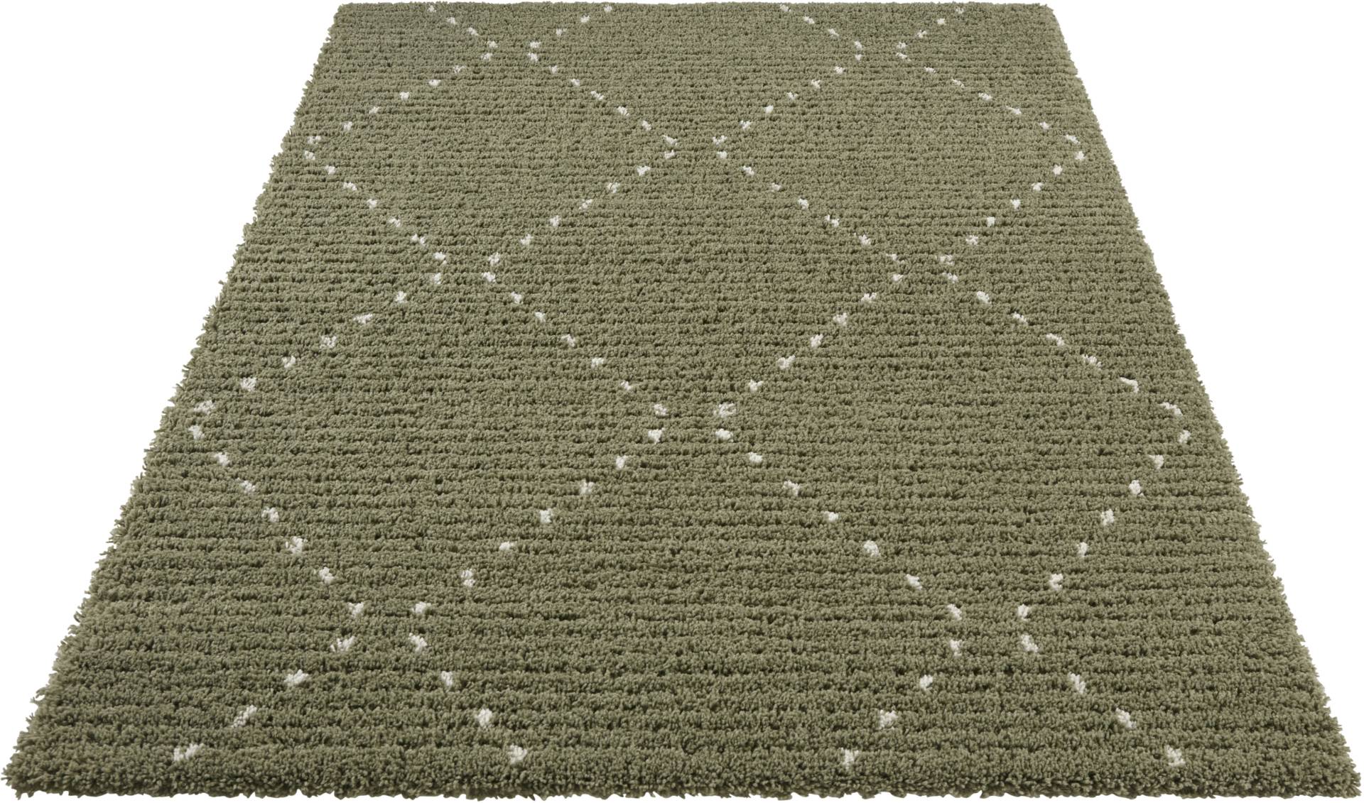 HANSE Home Hochflor-Teppich »Basay«, rechteckig, sehr weicher Flor, Boho Design, Robust, Pflegeleicht, Gekettelt von HANSE Home