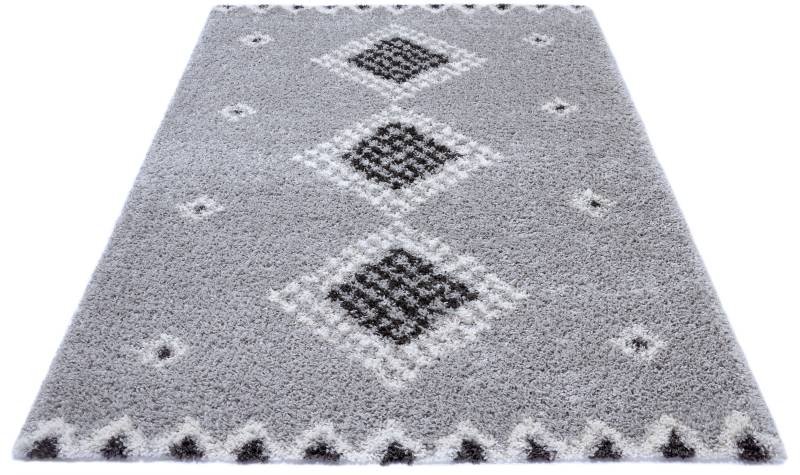 HANSE Home Hochflor-Teppich »Cassia«, rechteckig, 33 mm Höhe, Ethno Look, Boho Design,weich durch Microfaser,Robust,Pflegeleicht von HANSE Home