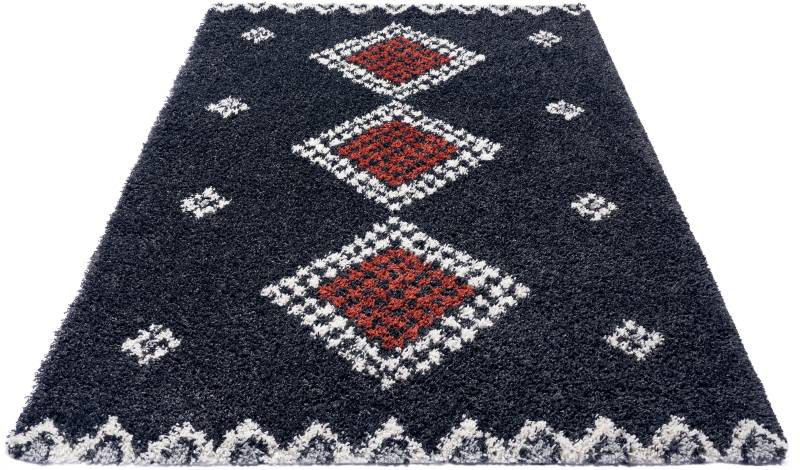 HANSE Home Hochflor-Teppich »Cassia«, rechteckig, 33 mm Höhe, Ethno Look, Boho Design,weich durch Microfaser,Robust,Pflegeleicht von HANSE Home
