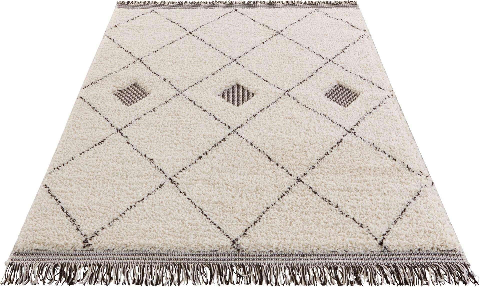 HANSE Home Hochflor-Teppich »Kanuri«, rechteckig von HANSE Home