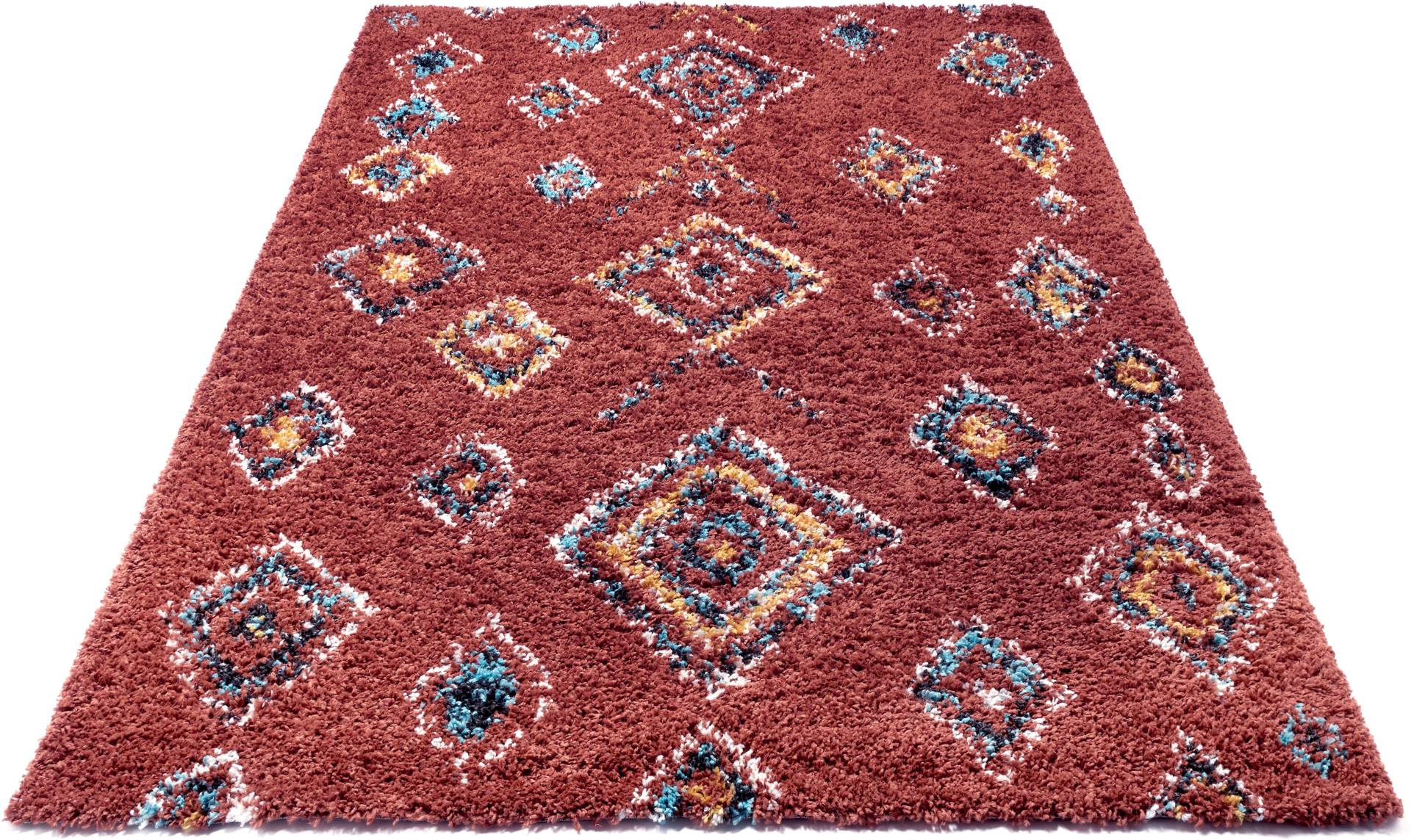 HANSE Home Hochflor-Teppich »Phoenix«, rechteckig, 33 mm Höhe, Ethno Look, Boho Design, weich durch Microfaser, Robust, Pflegeleicht HANSE Home Hochflor-Teppich »Phoenix«, rechteckig, 33 mm Höhe, Ethno Look, Boho Design, weich durch Microfaser, Robust, Pflegeleicht von HANSE Home