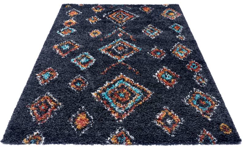 HANSE Home Hochflor-Teppich »Phoenix«, rechteckig, 33 mm Höhe, Ethno Look, Boho Design, weich durch Microfaser, Robust, Pflegeleicht von HANSE Home