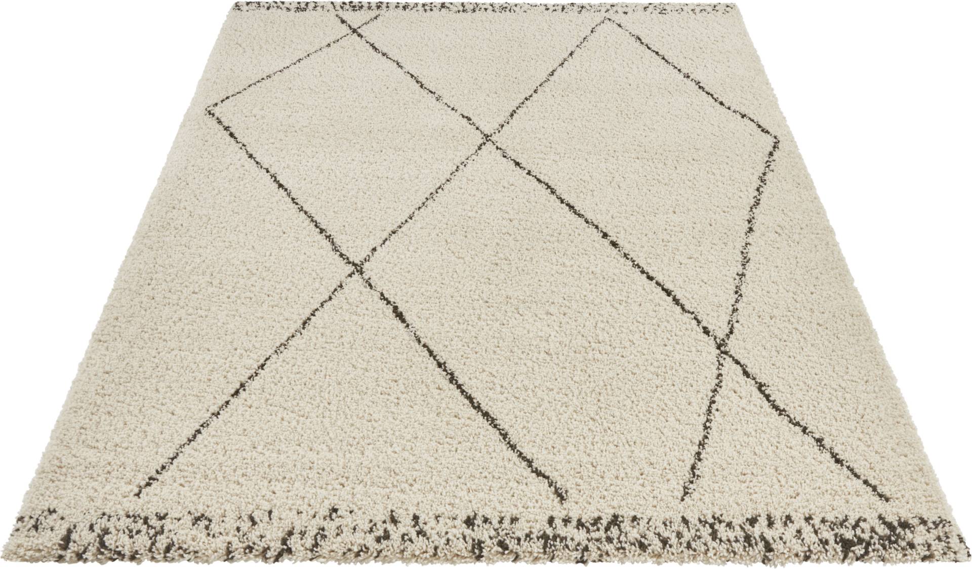 HANSE Home Hochflor-Teppich »Roha«, rechteckig, 35 mm Höhe, Rauten Design, Scandi Look, weicher Flor, Robust, Pflegeleicht HANSE Home Hochflor-Teppich »Roha«, rechteckig, 35 mm Höhe, Rauten Design, Scandi Look, weicher Flor, Robust, Pflegeleicht von HANSE Home