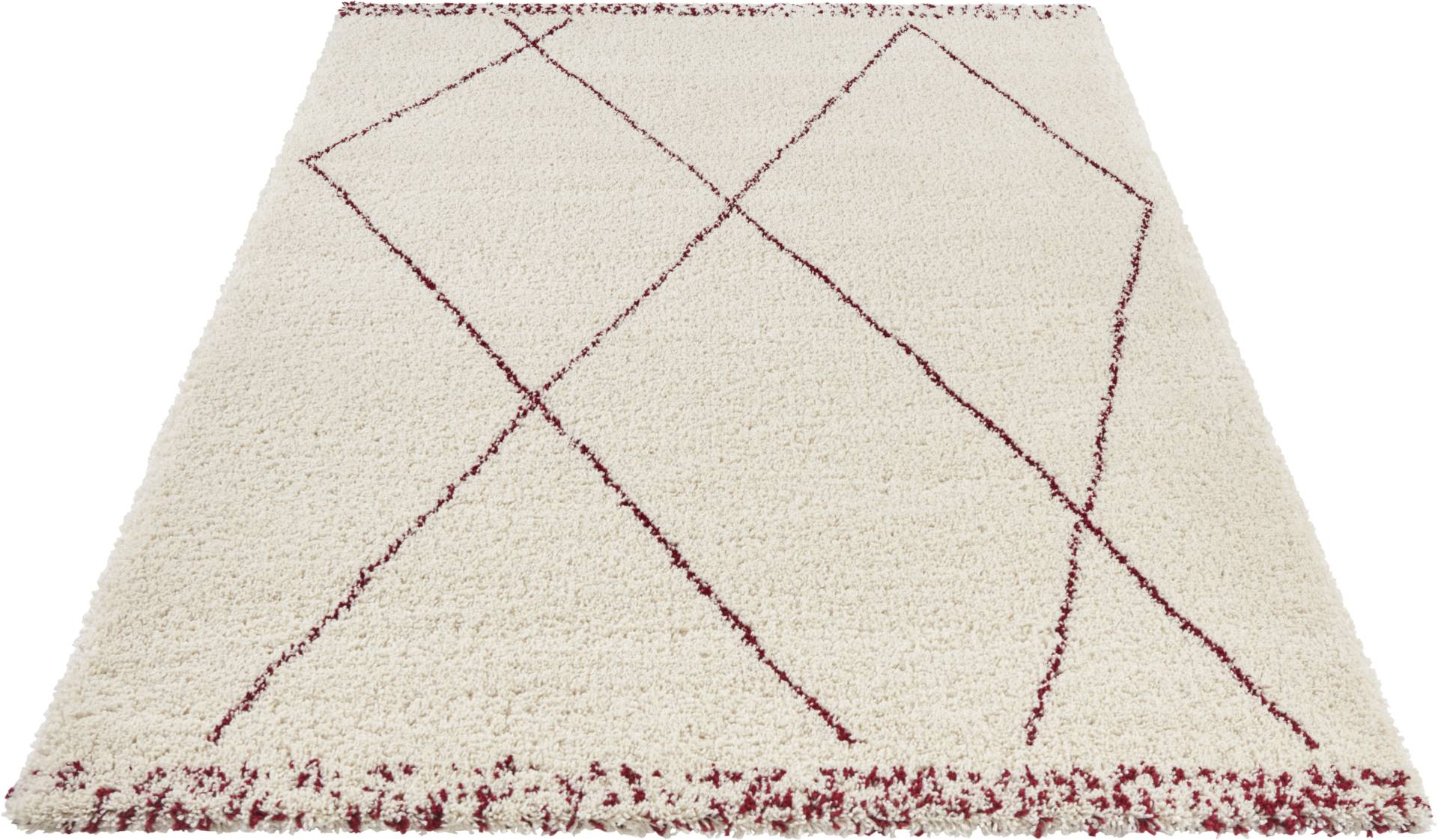 HANSE Home Hochflor-Teppich »Roha«, rechteckig, 35 mm Höhe, Rauten Design, Scandi Look, weicher Flor, Robust, Pflegeleicht HANSE Home Hochflor-Teppich »Roha«, rechteckig, 35 mm Höhe, Rauten Design, Scandi Look, weicher Flor, Robust, Pflegeleicht von HANSE Home