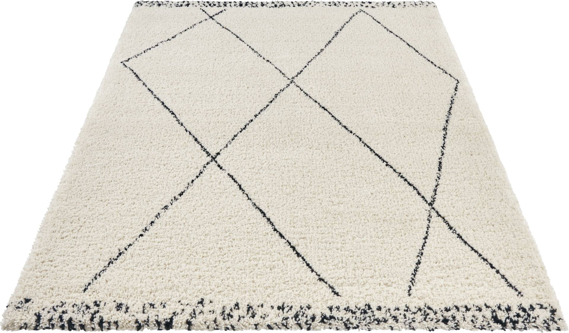 HANSE Home Hochflor-Teppich »Roha«, rechteckig, 35 mm Höhe, Rauten Design, Scandi Look, weicher Flor, Robust, Pflegeleicht HANSE Home Hochflor-Teppich »Roha«, rechteckig, 35 mm Höhe, Rauten Design, Scandi Look, weicher Flor, Robust, Pflegeleicht von HANSE Home
