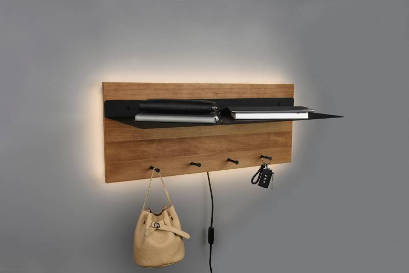 MIRRORS AND MORE Garderobenleiste »Samantha«, mit integriertem LED-Backlight von MIRRORS AND MORE
