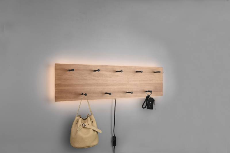 MIRRORS AND MORE Garderobenleiste »Samantha«, mit integriertem LED-Backlight von MIRRORS AND MORE