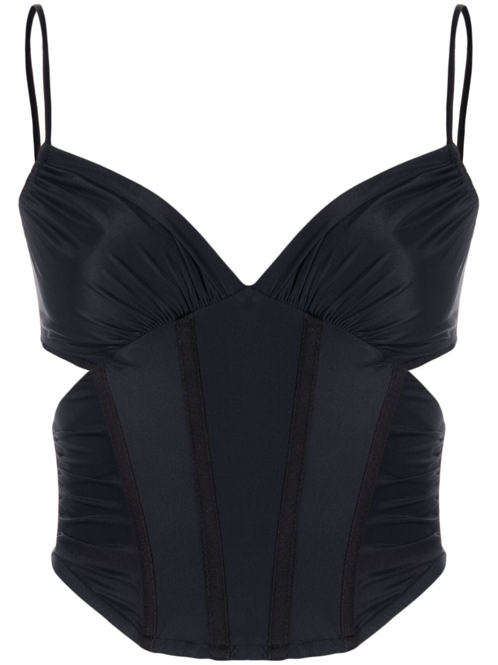 MISBHV cut-out corset top - Black von MISBHV