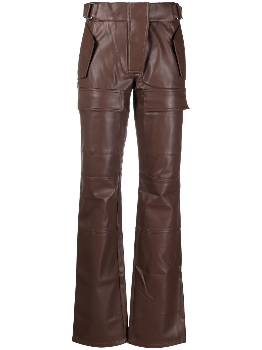 MISBHV high-rise flared trousers - Brown von MISBHV
