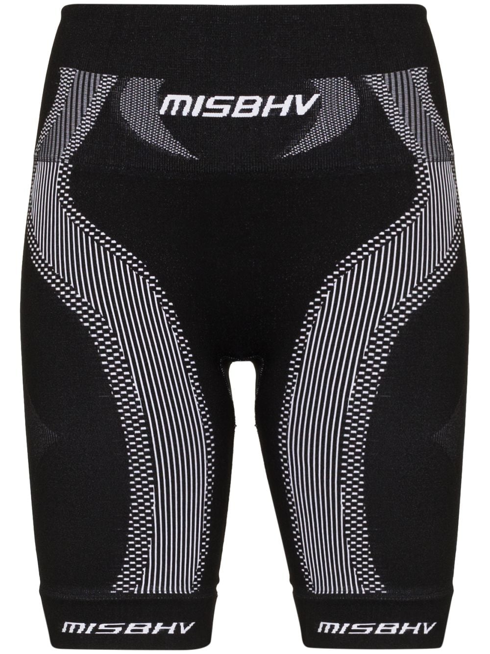 MISBHV high-waisted sport knit shorts - Black von MISBHV