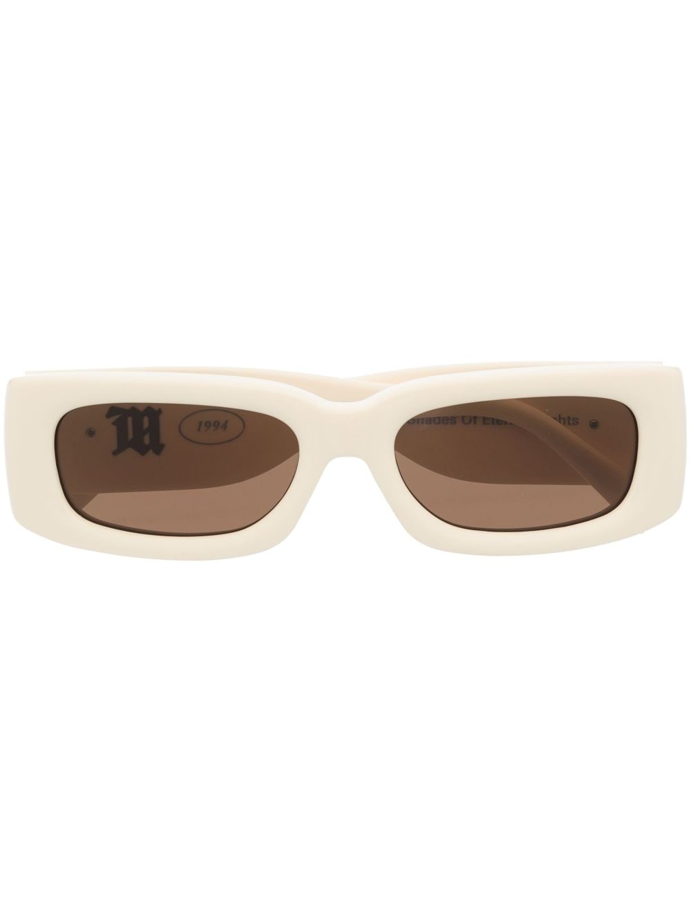 MISBHV logo-plaque squared frame sunglasses - Neutrals von MISBHV