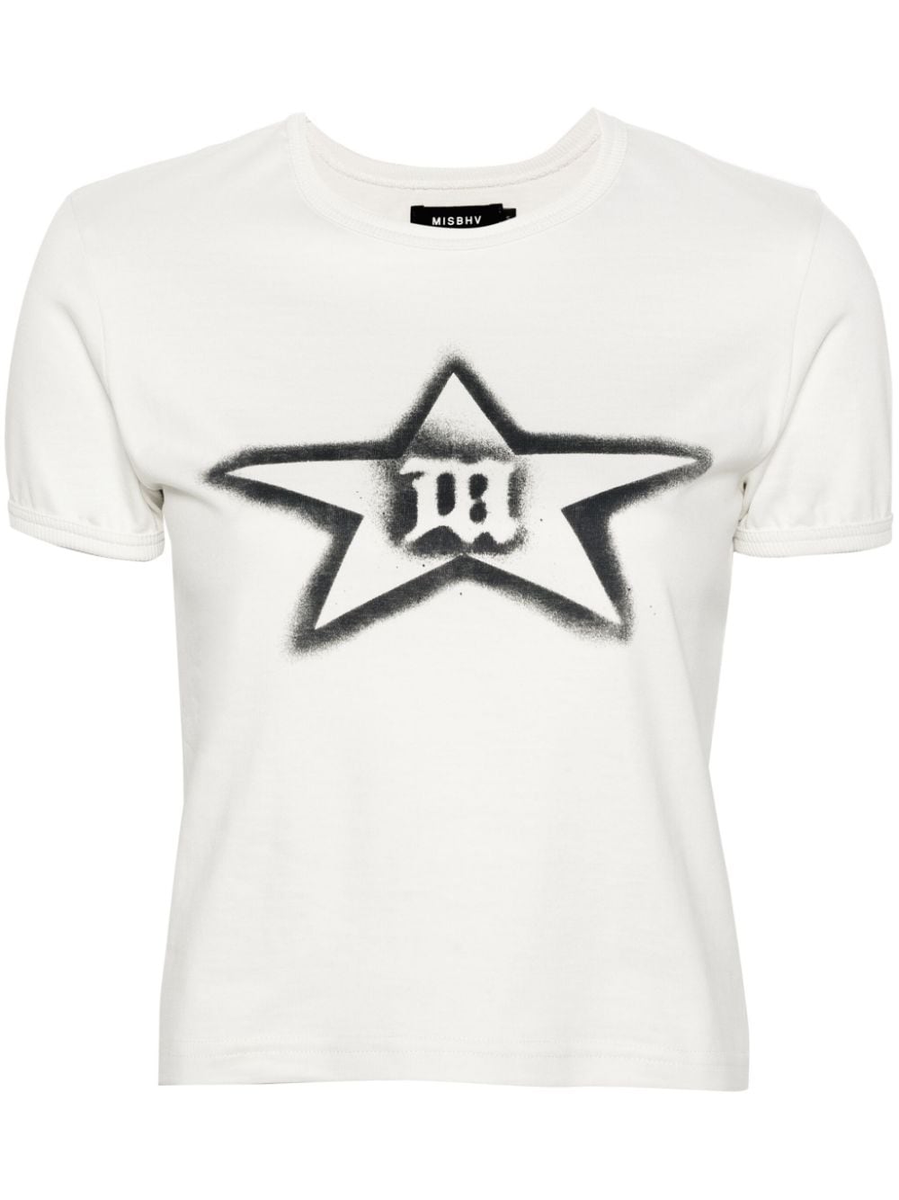 MISBHV logo-print cotton T-shirt - White von MISBHV