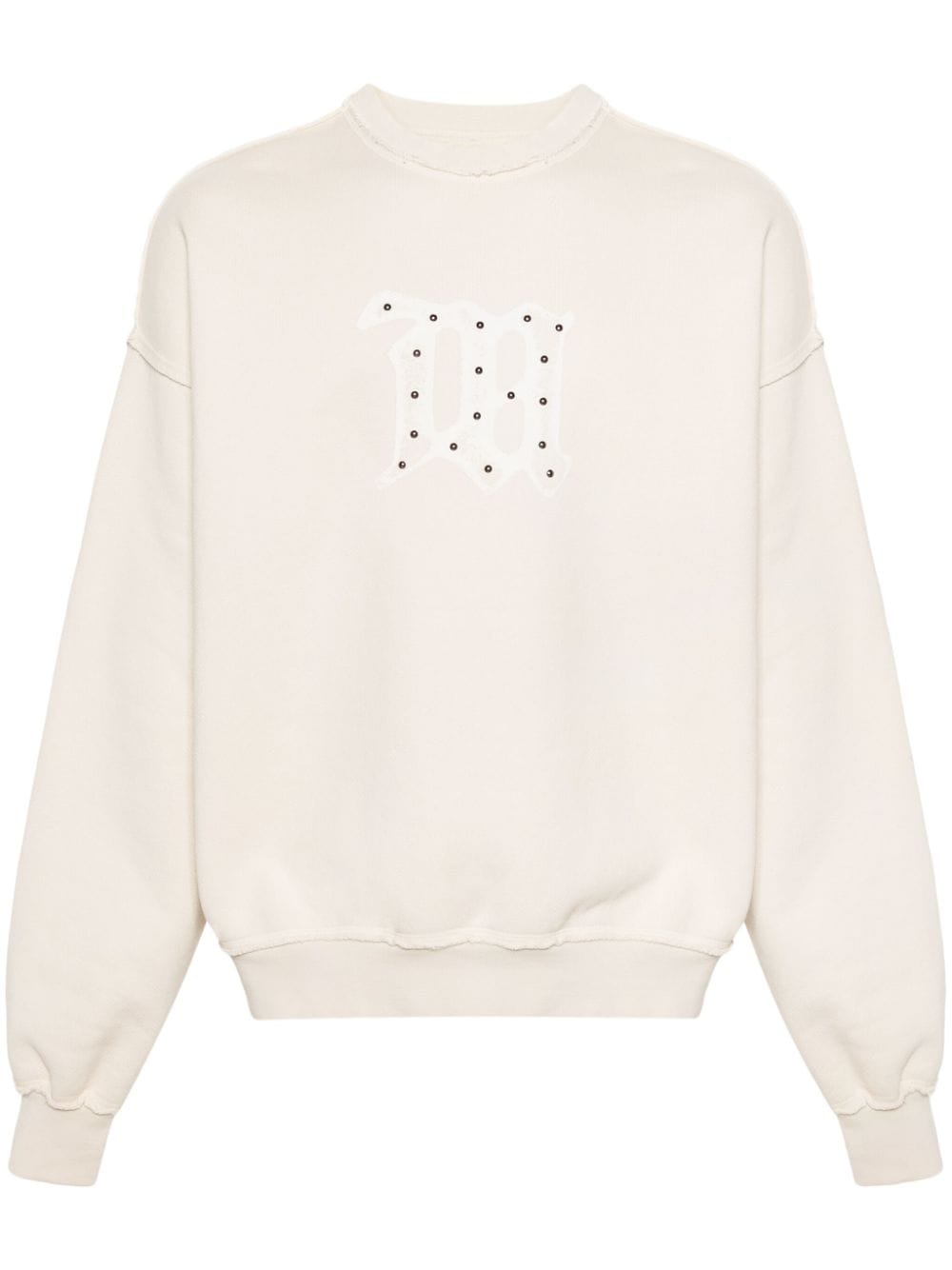 MISBHV logo-print cotton sweatshirt - Neutrals von MISBHV