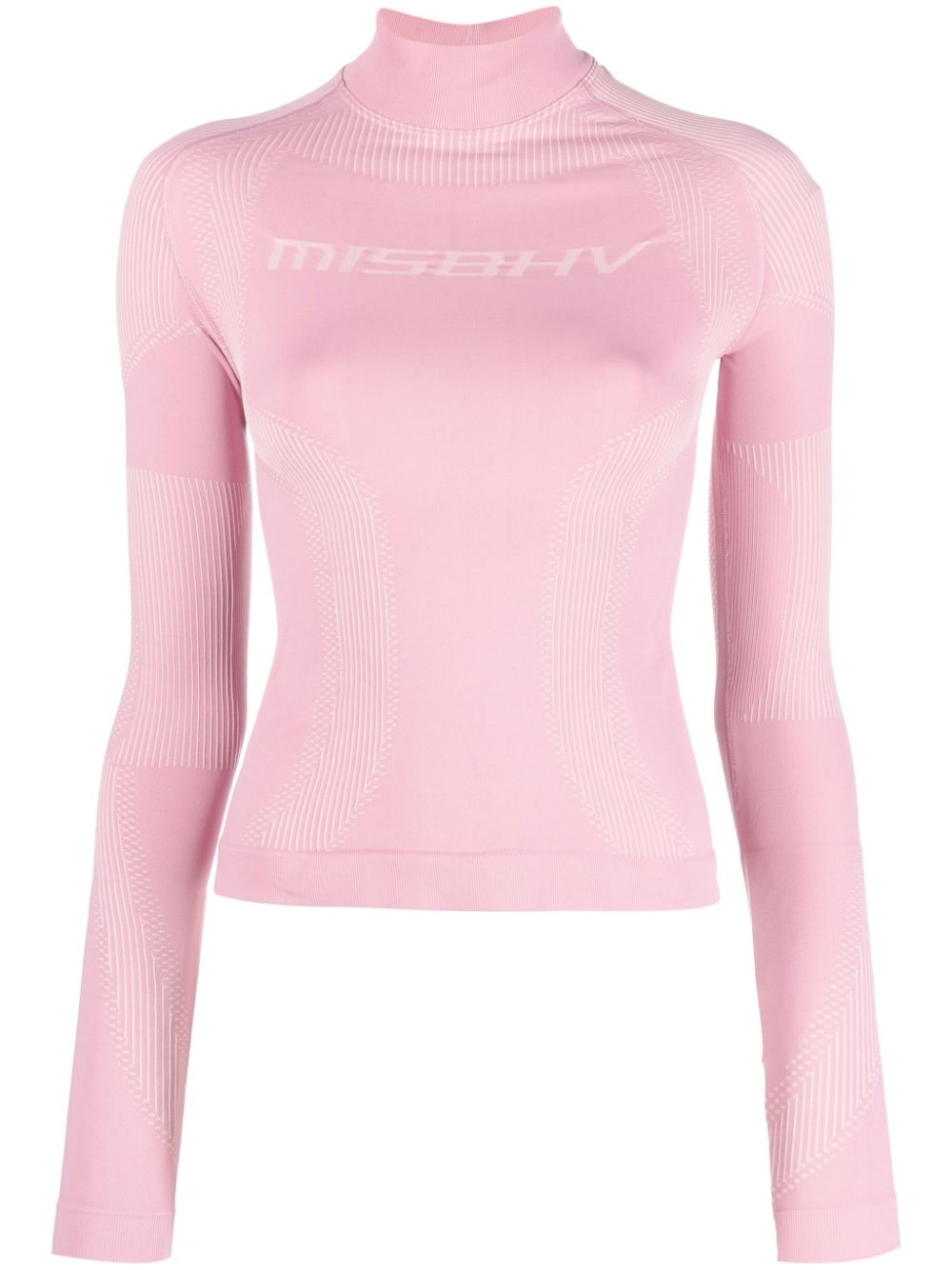 MISBHV logo-print long-sleeve performance T-shirt - Pink von MISBHV