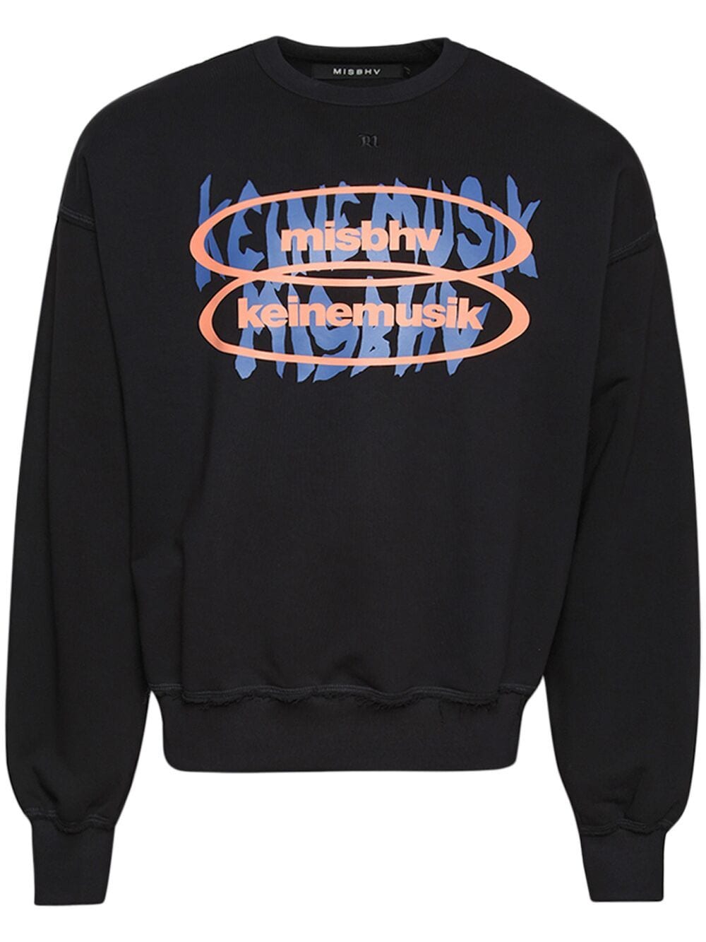 MISBHV logo-print long-sleeve sweatshirt - Black von MISBHV