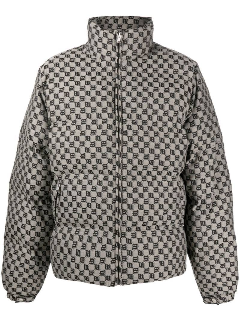 MISBHV logo-print padded jacket - Neutrals von MISBHV