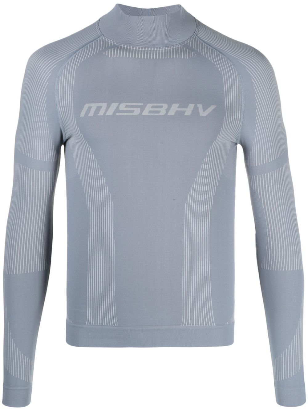 MISBHV mock-neck long-sleeve top - Grey von MISBHV