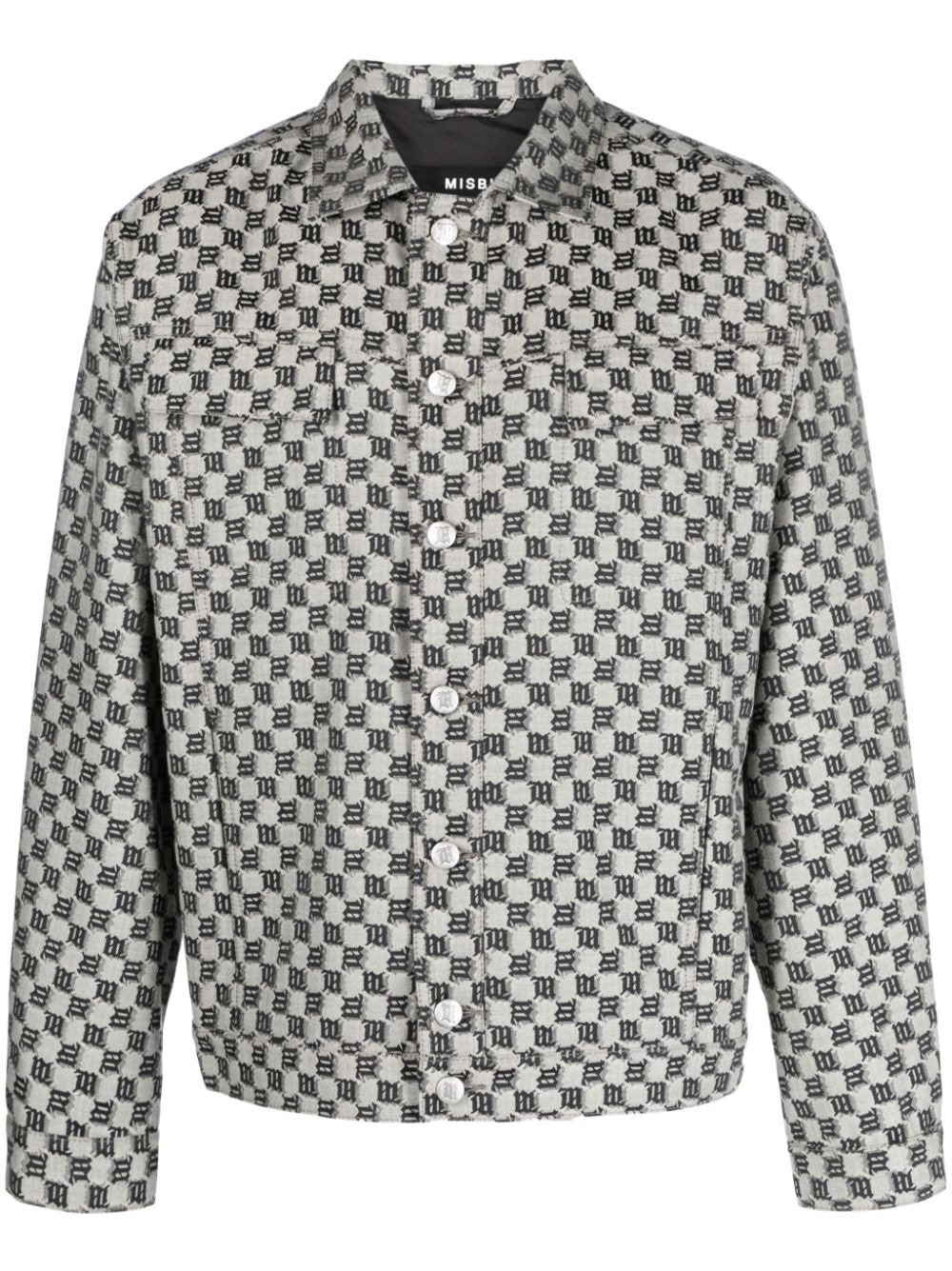 MISBHV monogram-pattern shirt jacket - Neutrals von MISBHV