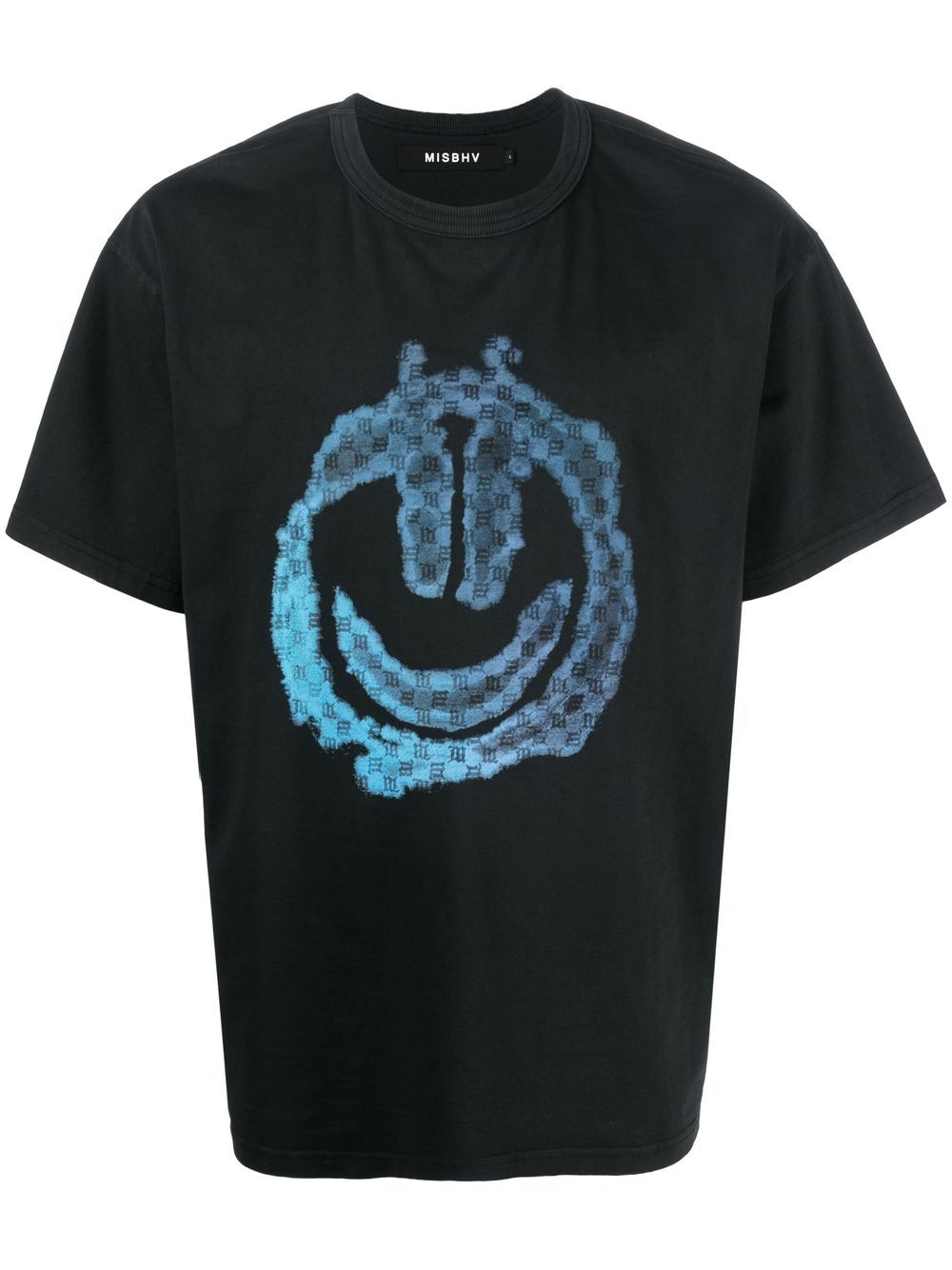 MISBHV monongram smiley-print T-shirt - Black von MISBHV