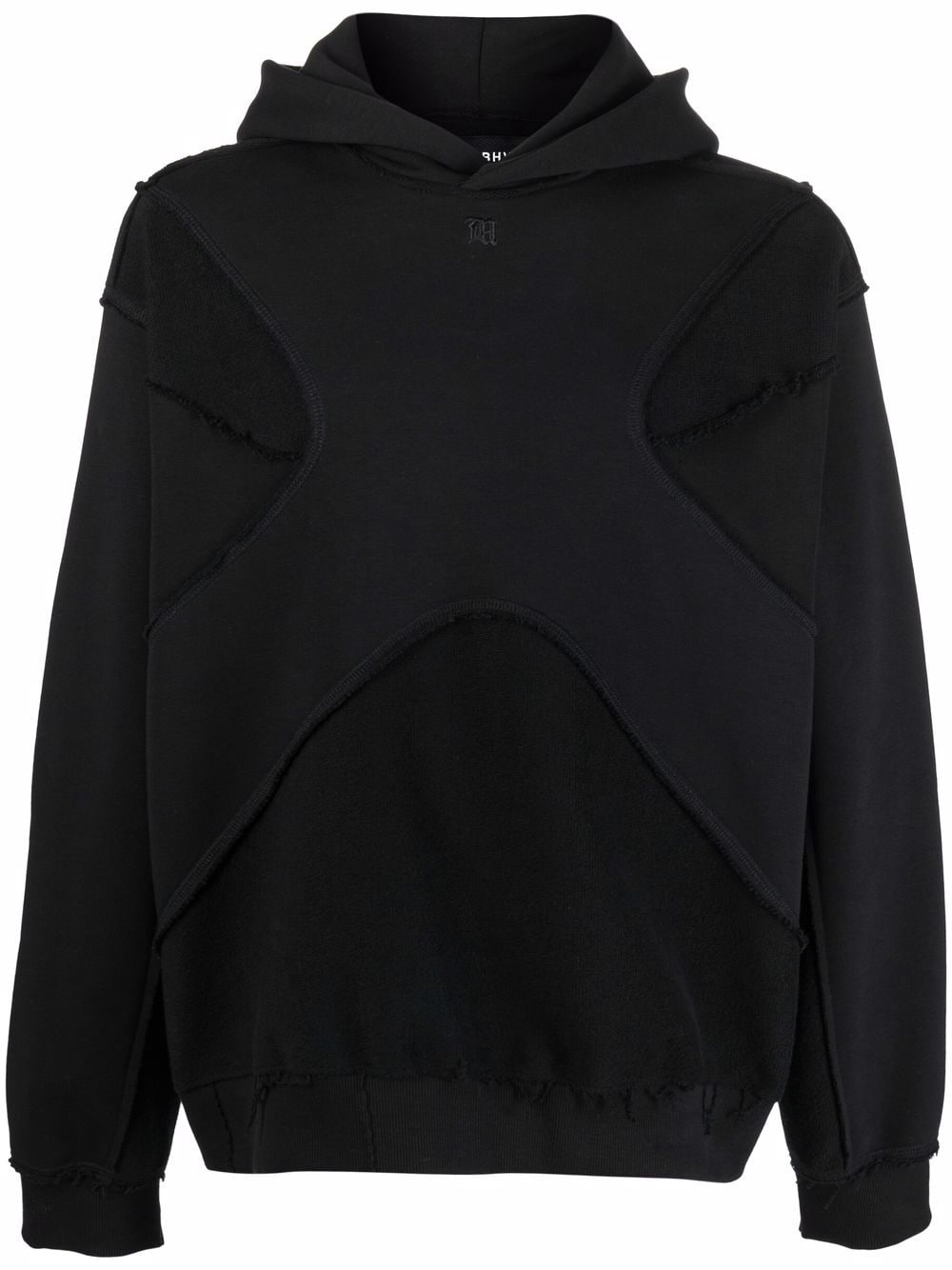 MISBHV piped melange hoodie - Black von MISBHV