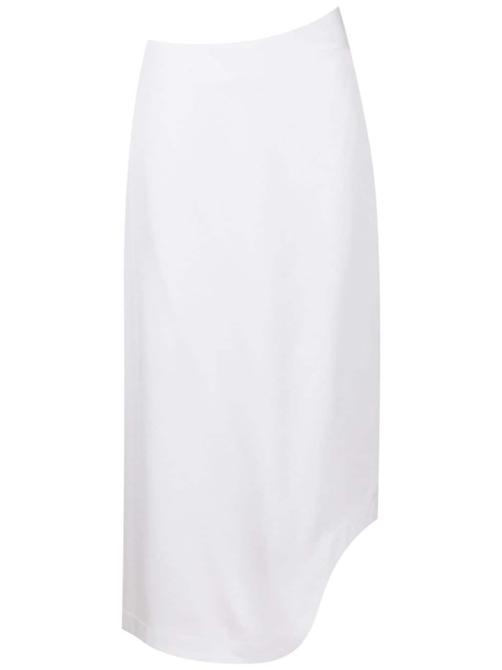 MISCI X-Tudo asymmetric skirt - White von MISCI