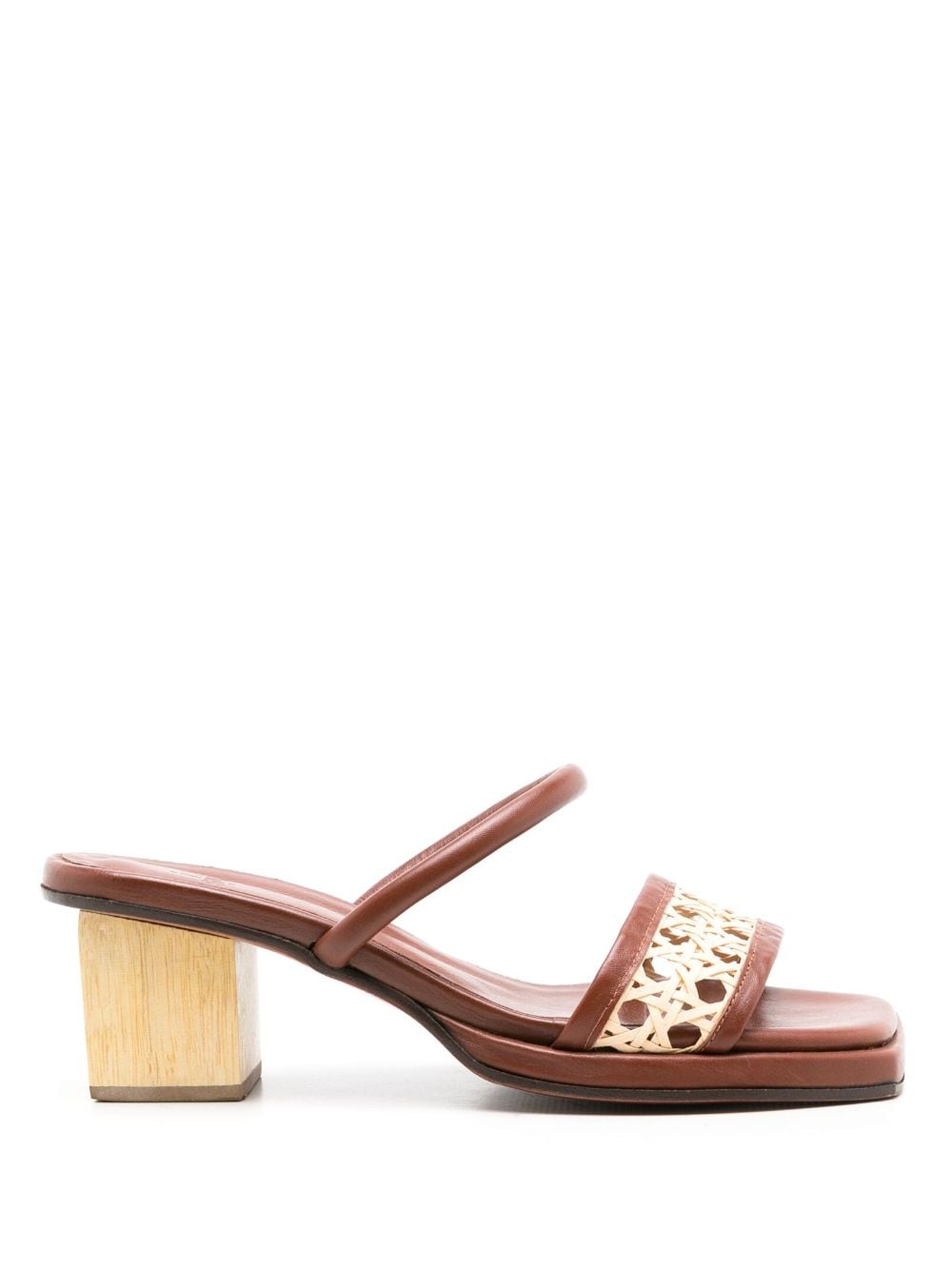 MISCI woven-trimmed sandals - Brown von MISCI