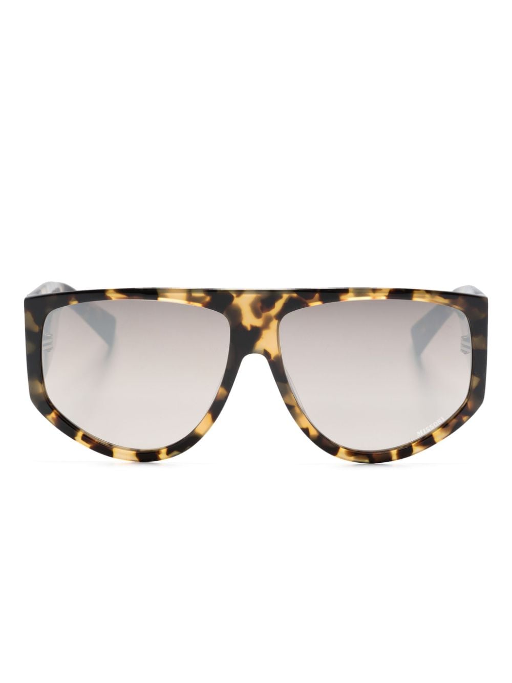 MISSONI EYEWEAR D-frame tortoiseshell-effect sunglasses - Brown von MISSONI EYEWEAR