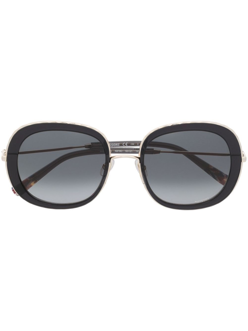 MISSONI EYEWEAR oversized square-frame sunglasses - Black von MISSONI EYEWEAR