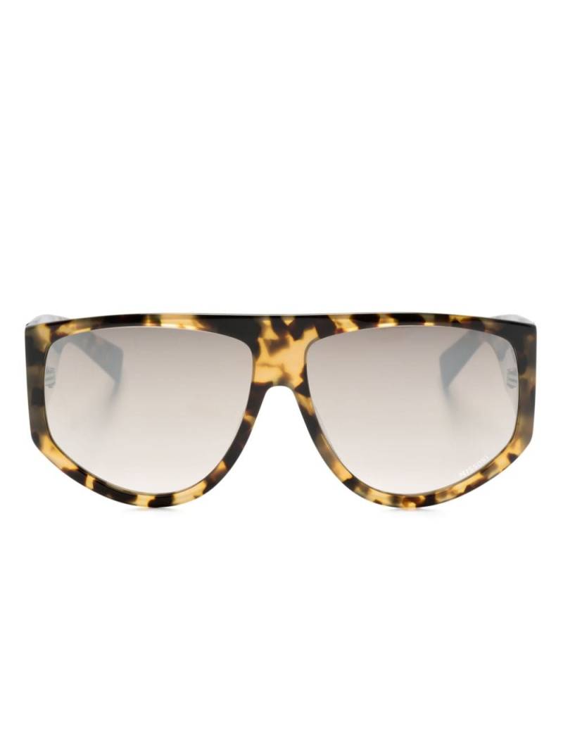 MISSONI EYEWEAR tortoiseshell oversize-frame sunglasses - Neutrals von MISSONI EYEWEAR