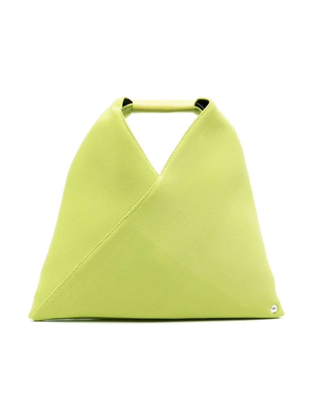 MM6 Maison Margiela Kids Japanese triangle mini bag - Green von MM6 Maison Margiela Kids