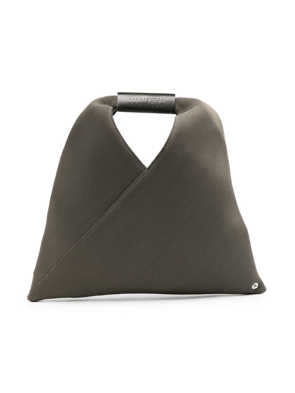 MM6 Maison Margiela Kids Japanese triangle mini bag - Grey von MM6 Maison Margiela Kids