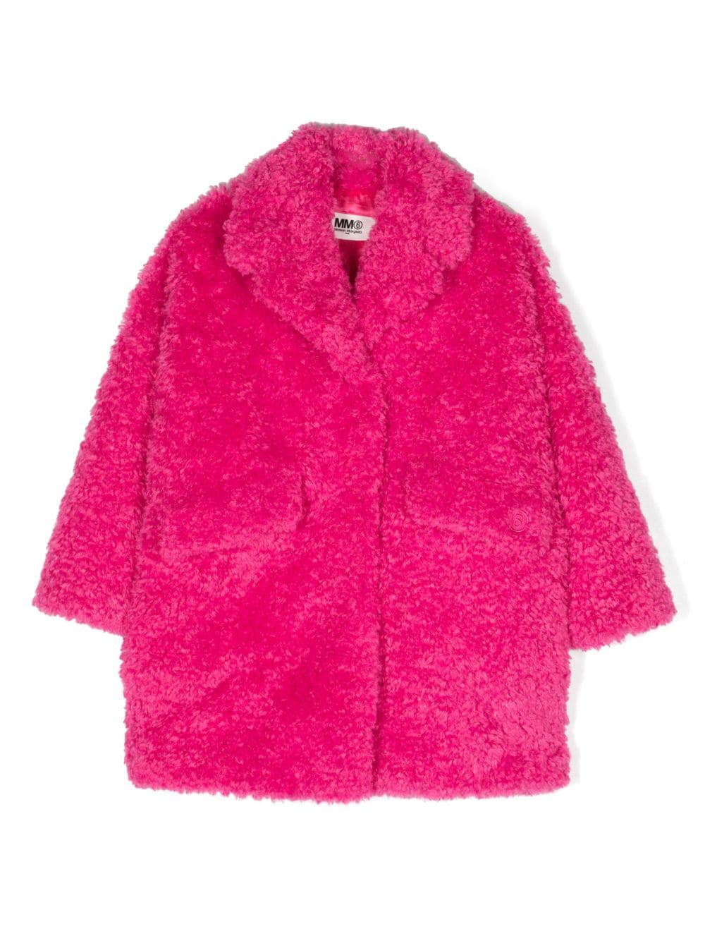 MM6 Maison Margiela Kids faux-shearling coat - Pink von MM6 Maison Margiela Kids