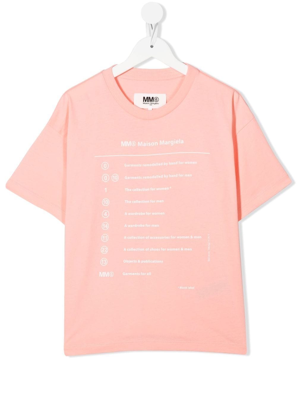 MM6 Maison Margiela Kids graphic-print short-sleeve T-shirt - Pink von MM6 Maison Margiela Kids