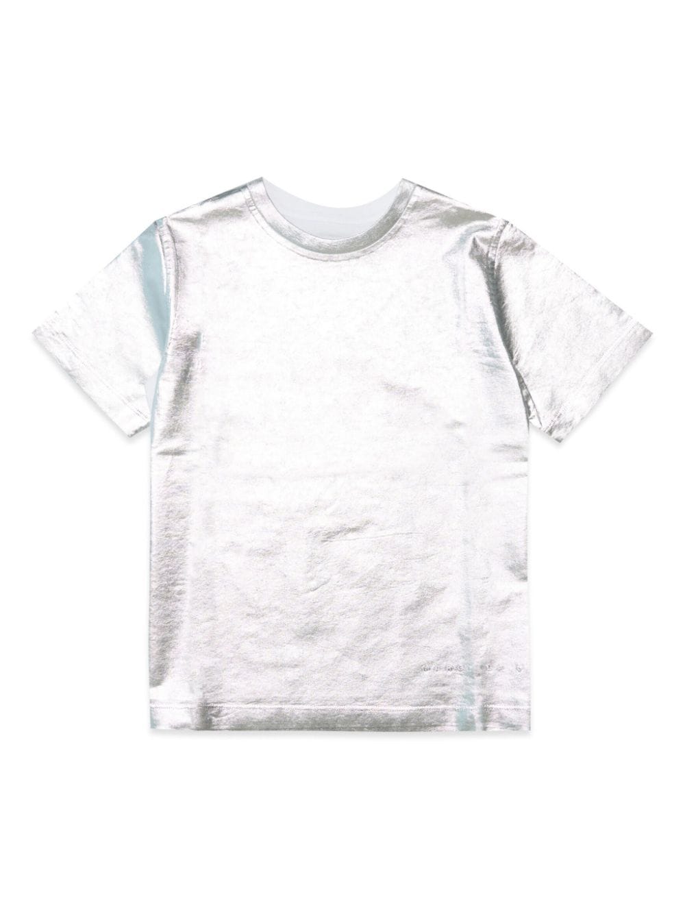 MM6 Maison Margiela Kids logo-embroidered cotton T-shirt - White von MM6 Maison Margiela Kids