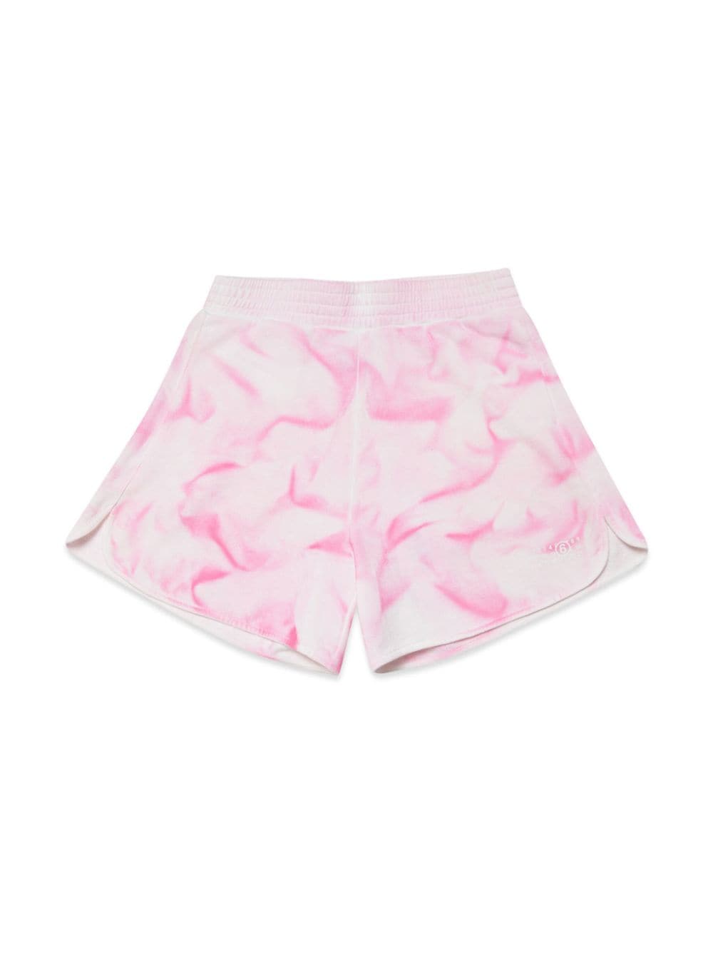 MM6 Maison Margiela Kids numbers-motif abstract-print shorts - Pink von MM6 Maison Margiela Kids