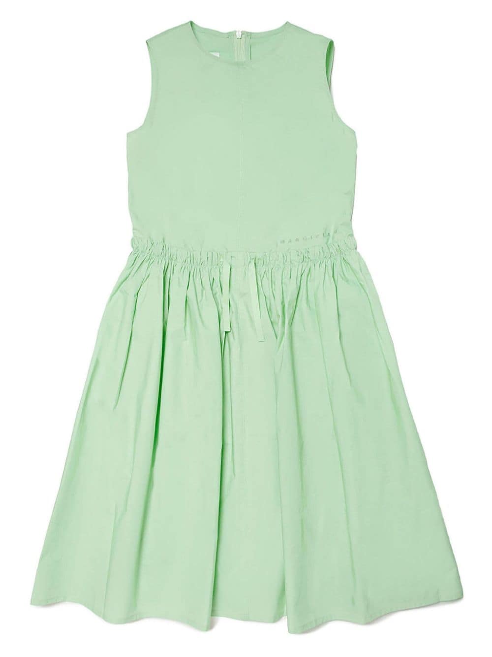 MM6 Maison Margiela Kids sleeveless cotton dress - Green von MM6 Maison Margiela Kids