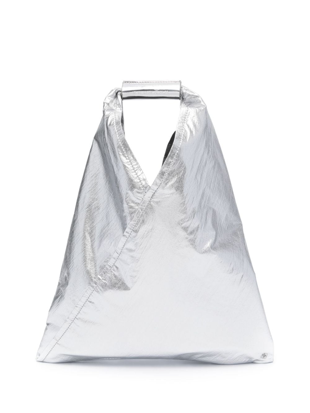 MM6 Maison Margiela Japanese metallic tote bag - Silver von MM6 Maison Margiela